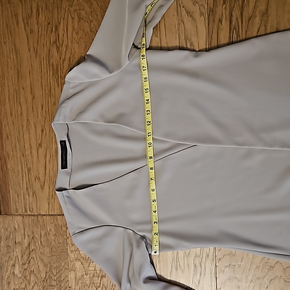 The Limited Open Front Blazer Tan Beige Medium Neutral Cardigan Jacket - Picture 3 of 7